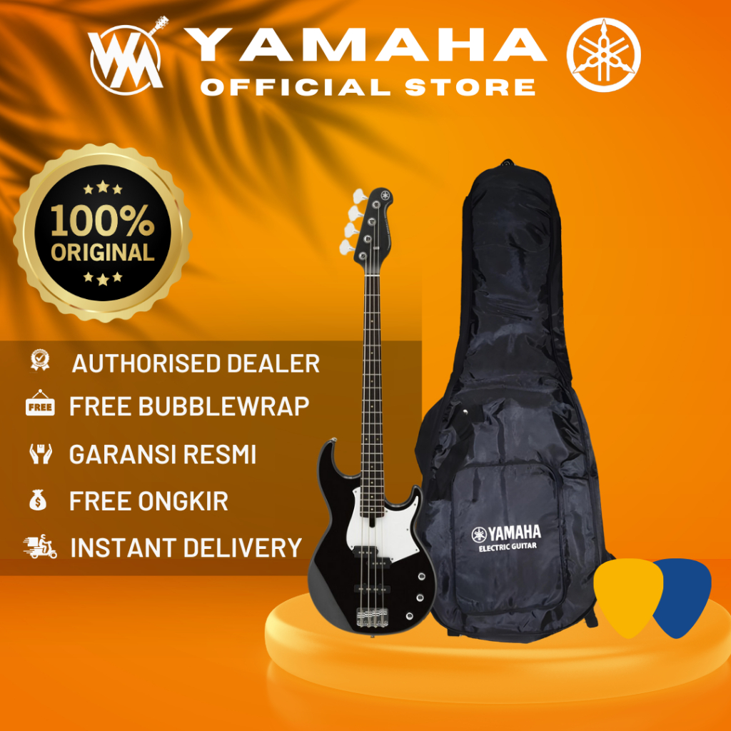 Yamaha BB234/BB 234 - BLACK + SOFTCASE & 2PICK