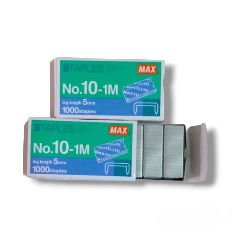 

Isi hekter kecil no. 10 / isi staples kecil max hd 10 / anak hekter box kecil