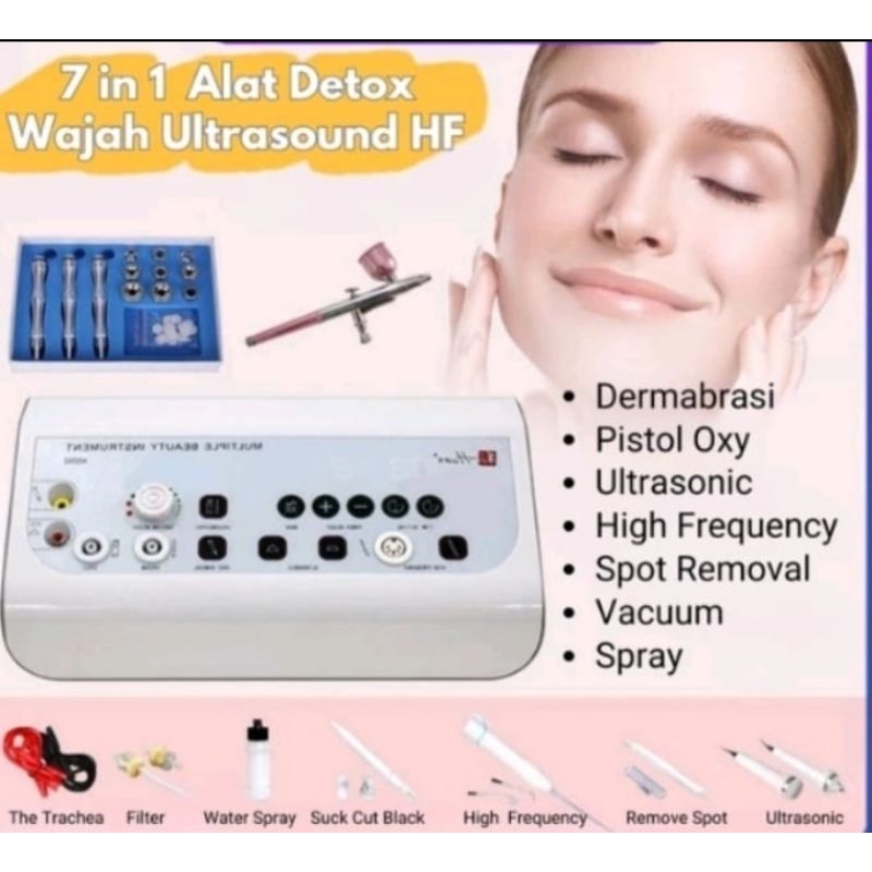 alat facial 7in1 kecantikan detox