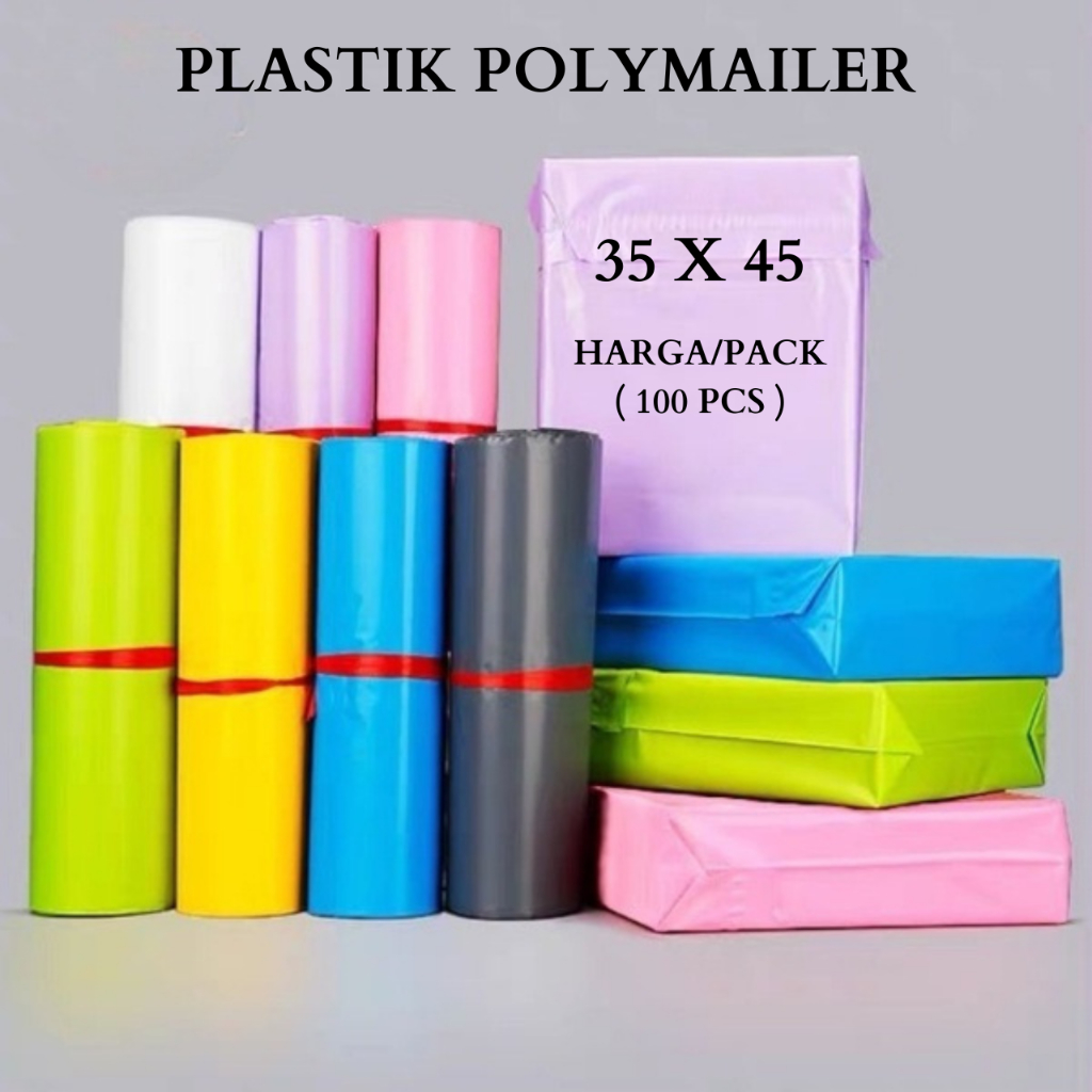 Plastik Polymailer 35 x 45 Isi 100 Pcs | Kantong Plastik Online | Plastik Bungkus Online | Plastik P