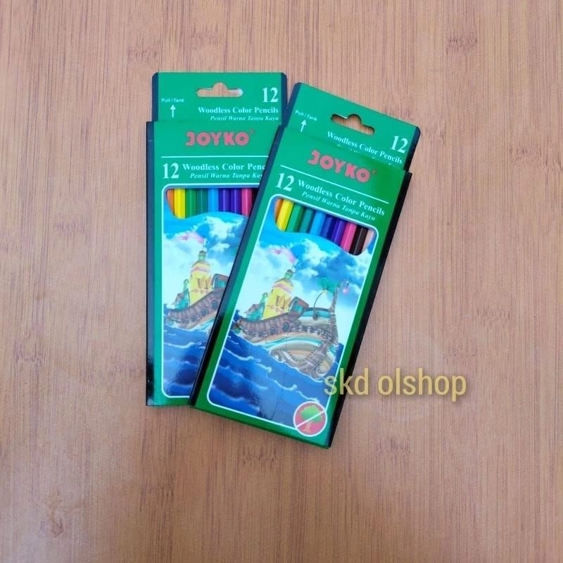 

Pensil warna 12 warna Joyko wodles color pensil