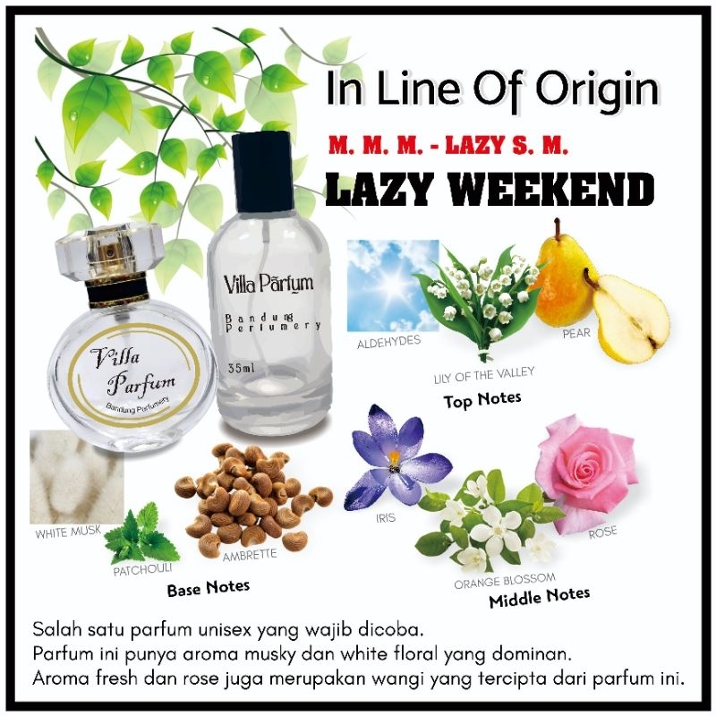 Parfum MG-Lazy sunday (Lazy Weekend)villaparfum