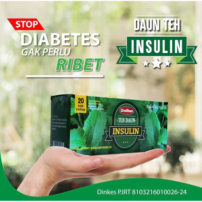 

Teh Celup Herbal Daun Insulin Gholiban