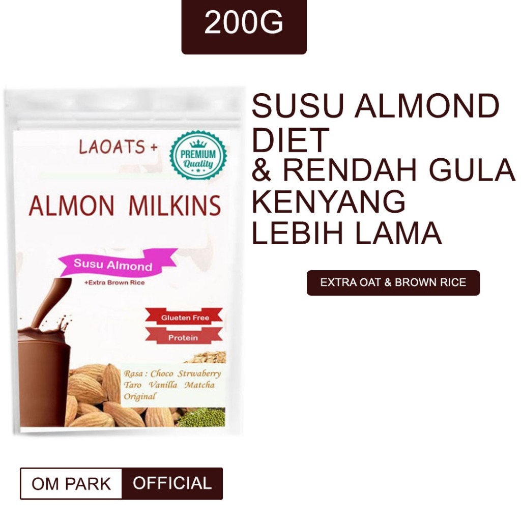 

Almond Milk Penurun Berat Badan Milk Milk Diet Low Fat Oat Milk almond Rendah Lemak Untuk Diet Laoats (200G)