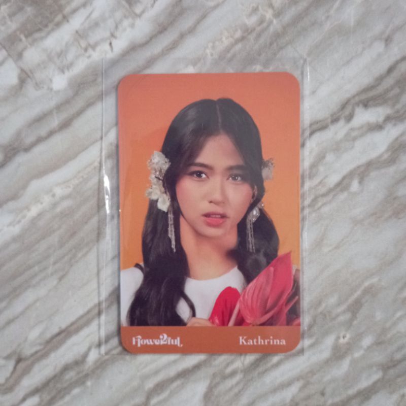 Photocard Kathrina JKT48 Flowerful
