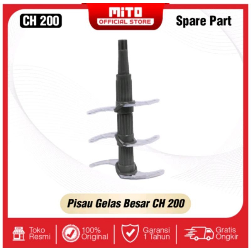 Spare Part MITOCHIBA Food Chopper CH200 - Gelas - Tutup Gelas - Pisau CH200