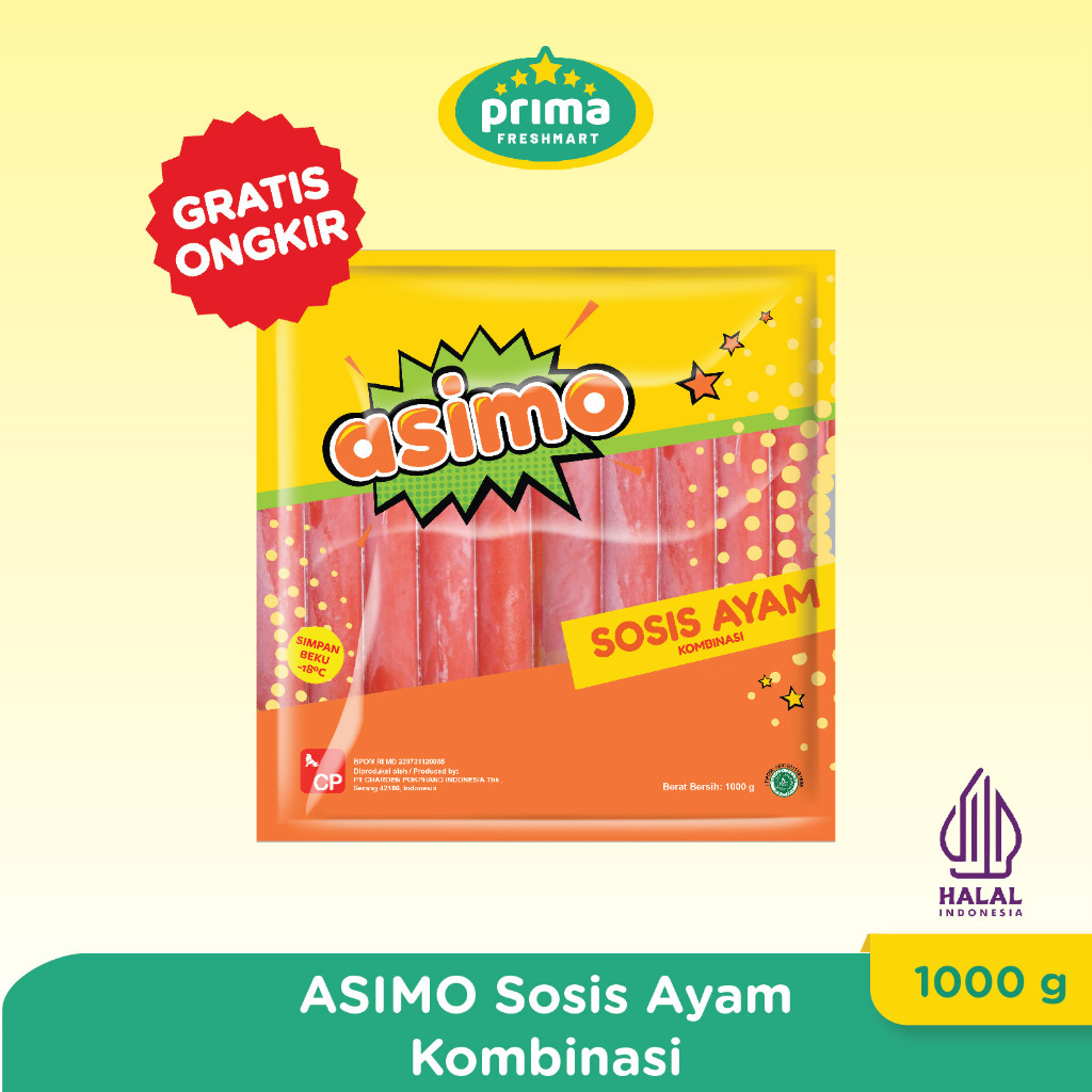 

ASIMO SOSIS AYAM KOMBINASI 1000 GR