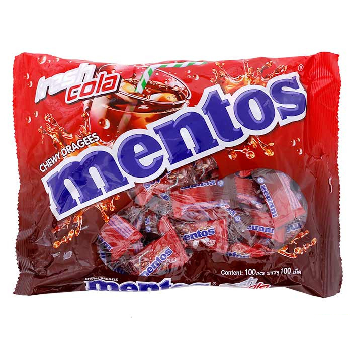 

Mentos Chewy Dragees Fresh Cola 100 Piece