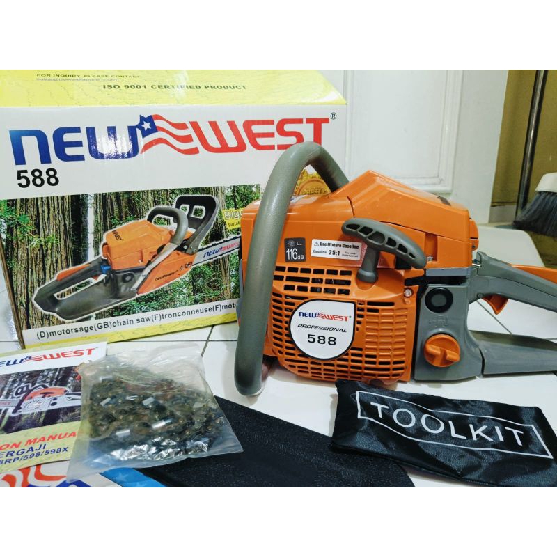 mesin senso chainsaw new west 588 bar laser baja