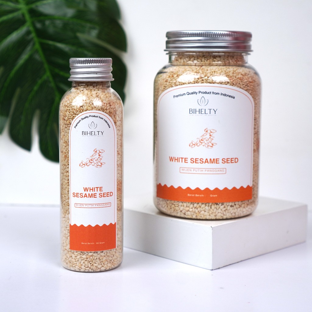 

Biji Wijen Putih Sangrai Panggang White Sesame Seed Roasted - Bihelty