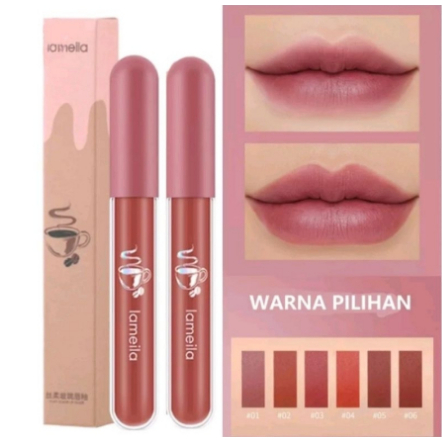 LAMEILA NUDE EDITION Lip Glaze Lipstik Moisturizing and brightening lip skin 1041