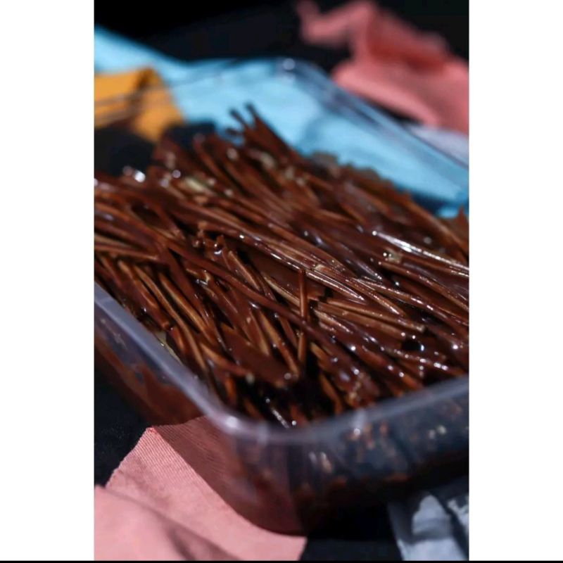 

Mie lidi cokelat lumer /ukuran 650 ml /mie lidi coklat lumer