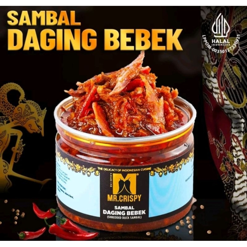 

SAMBAL DAGING BEBEK MR.CRISPY - HALAL FOOD