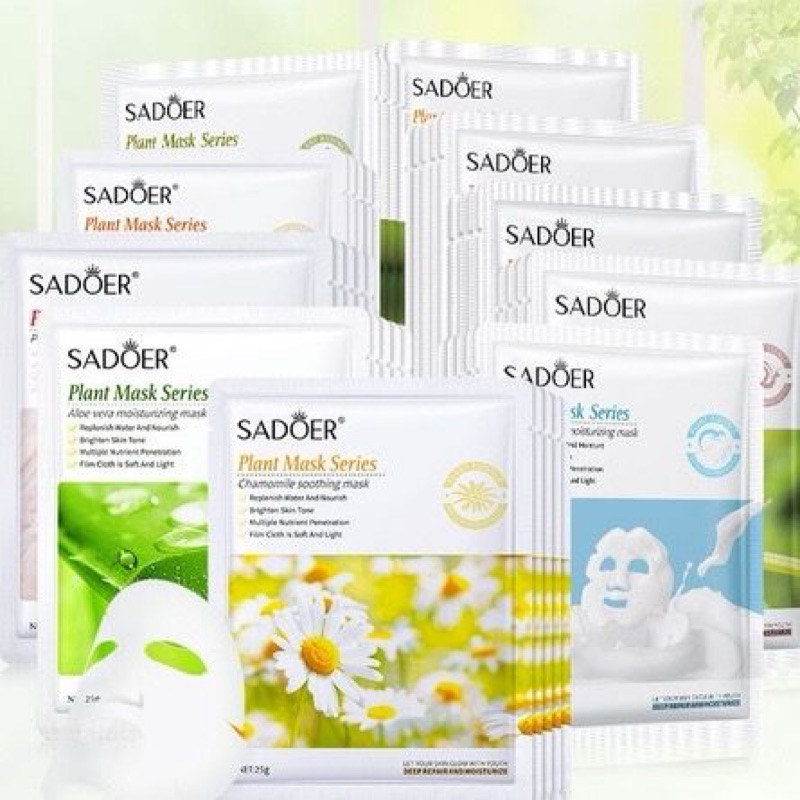 Sadoer Plant Mask Series Masker Wajah Sheetmask