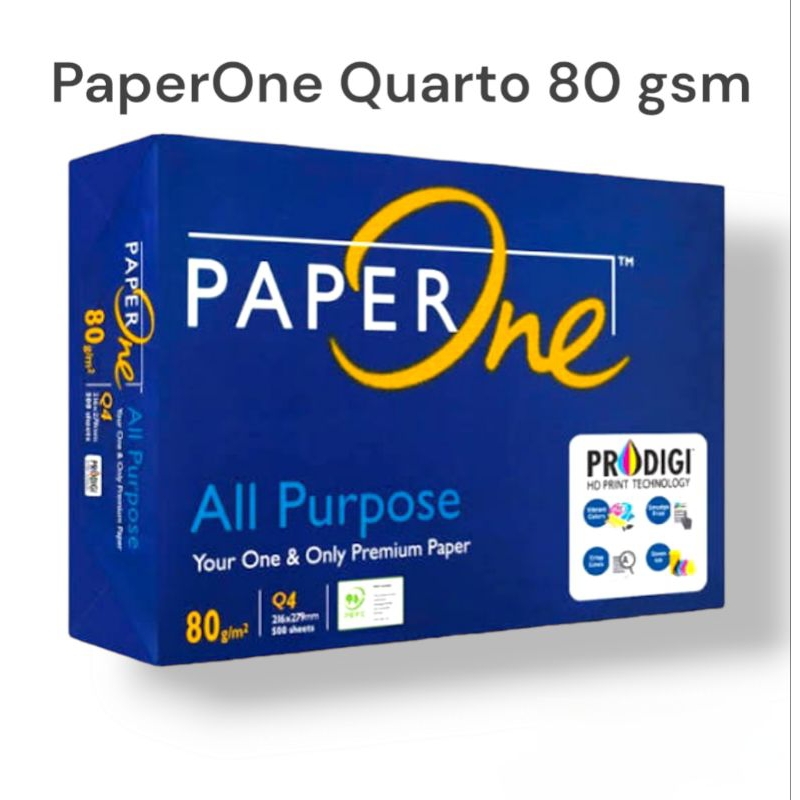 

kertas hvs print quarto PaperOne Kwarto 80 gsm ( 500 lembar)