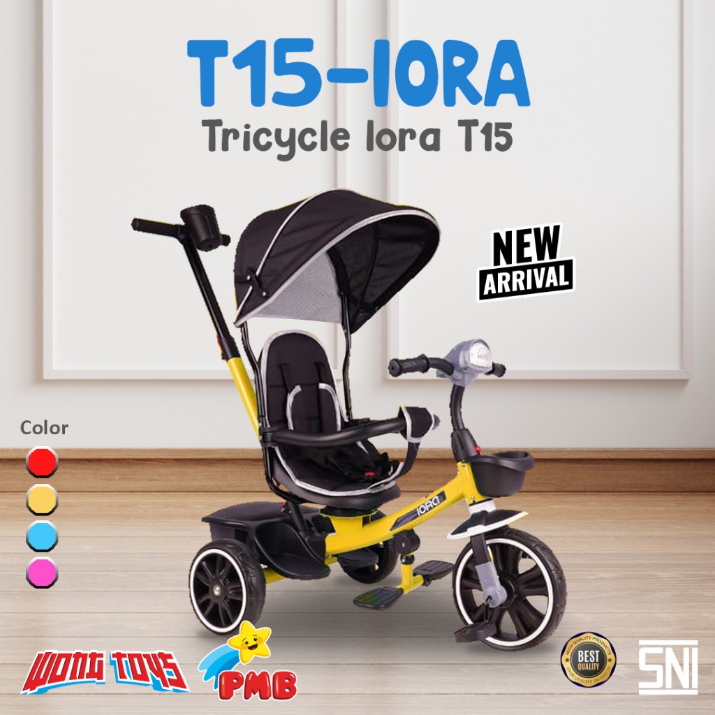 Tricycle IORA T15 (T15-IORA) - Sepeda Roda Tiga Anak Tricycle IORA T-15