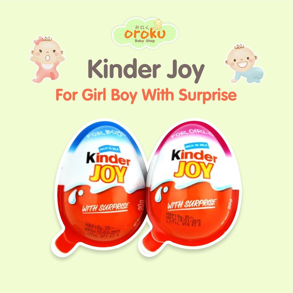 KINDER JOY FOR GIRL BOY WITH SURPRISE / COKLAT TELUR / KINDER JOY ANAK