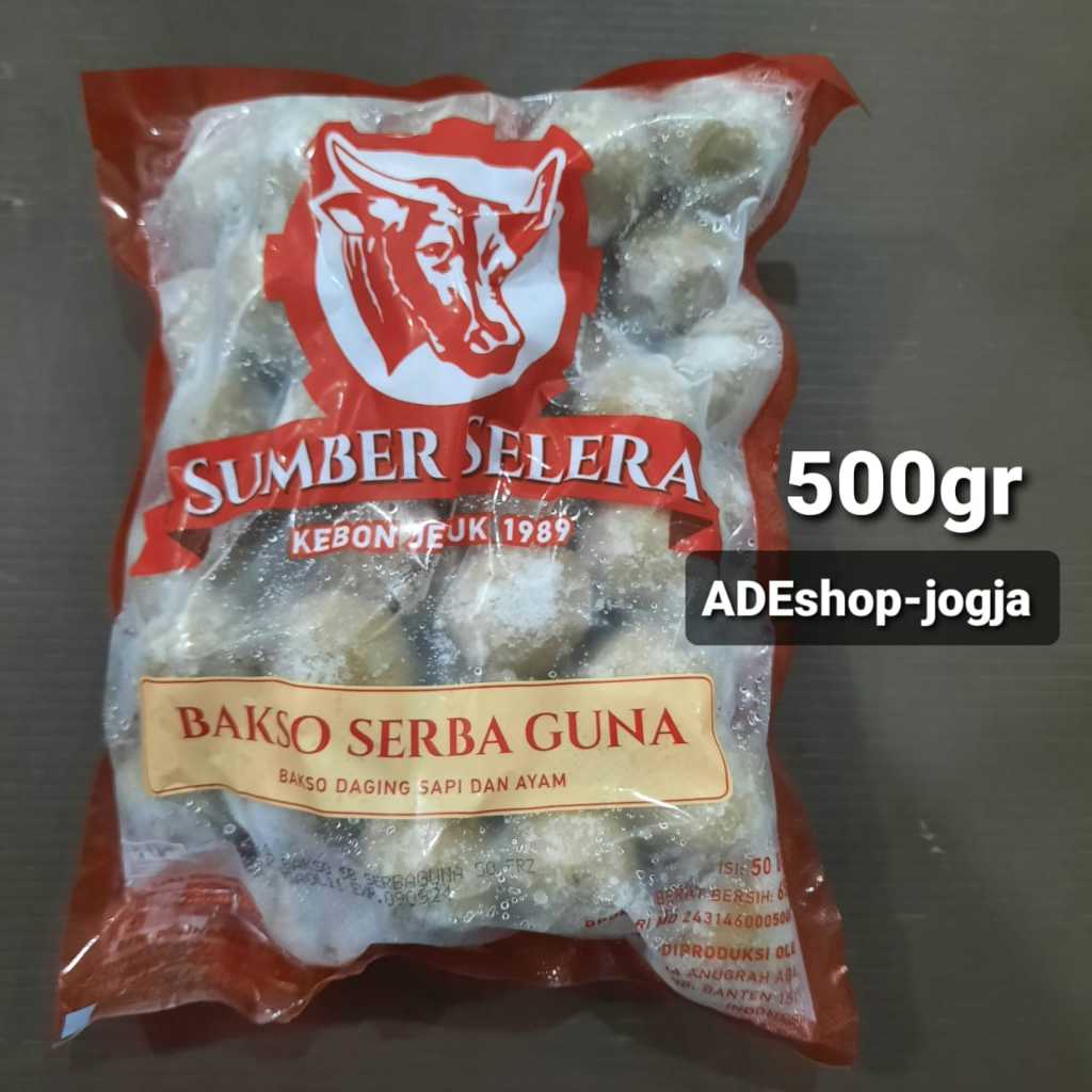 

baso bakso sapi sumber selera kebon jeruk SERBAGUNA 650 gr isi 50