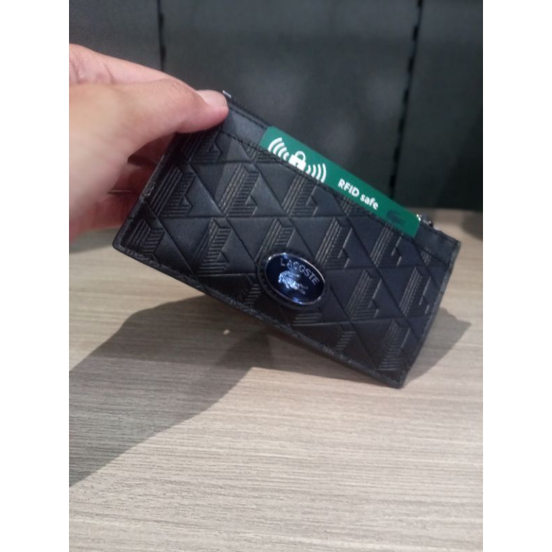 DOMPET LACOSTE ORIGINAL BLACK NEW STYLE