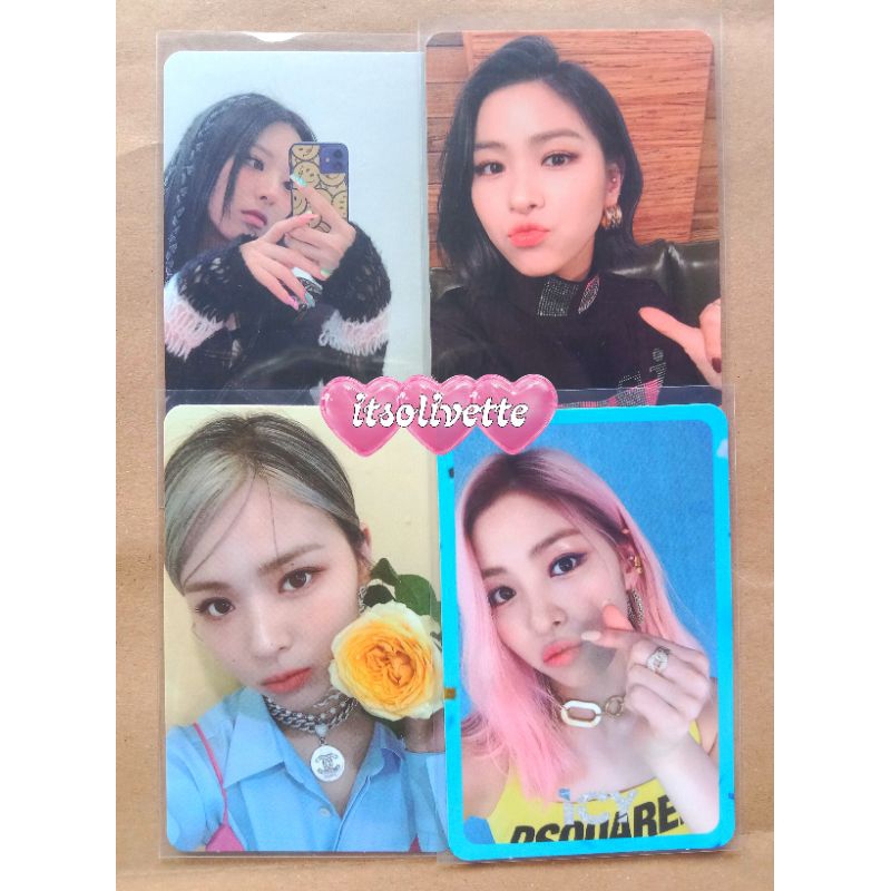 Itzy Ryujin Yuna Itz Me Wannabe Crazy in love Loco Icy Photocard PC Official