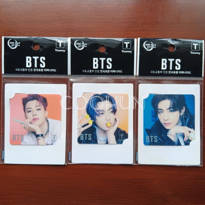 BTS Butter Official T-money Tmoney Jimin Jungkook V