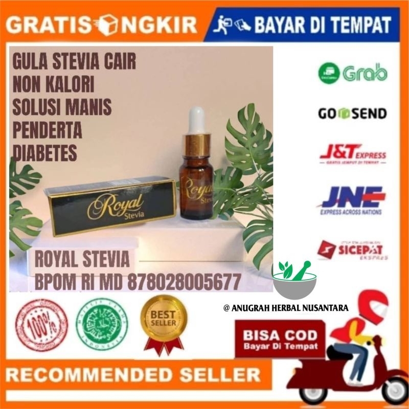 

Gula Stevia Cair /Royal Stefia Cegah Diabetes Dll