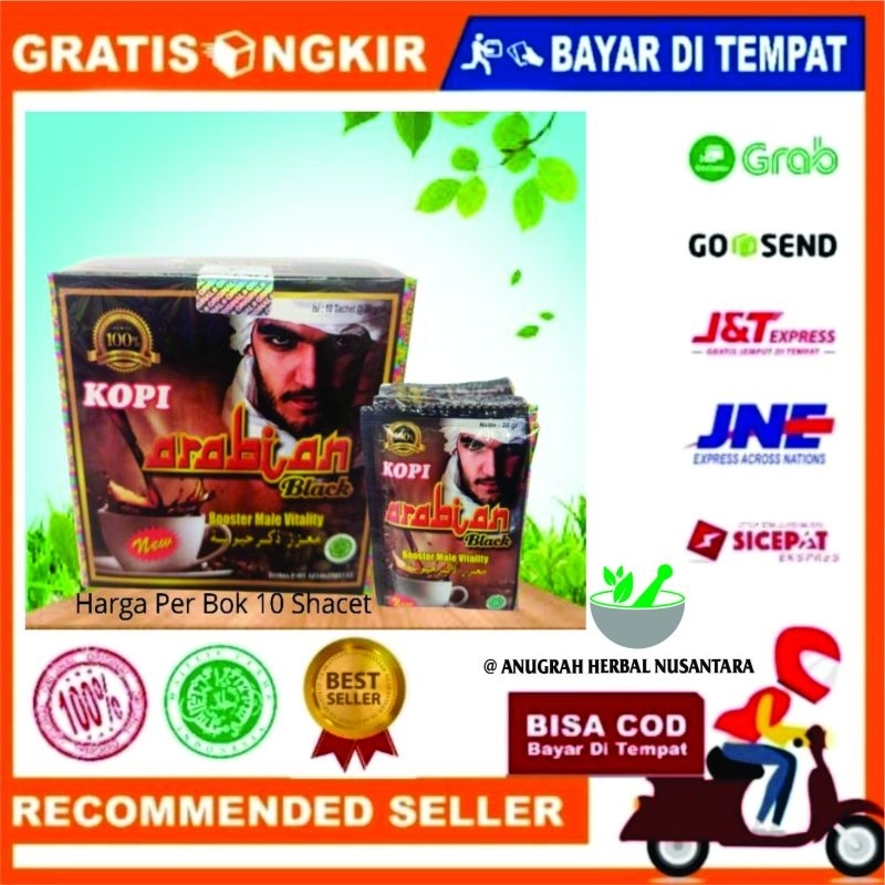 

Kopi Arabian Black Original (1 Box isi 10 Sachet)