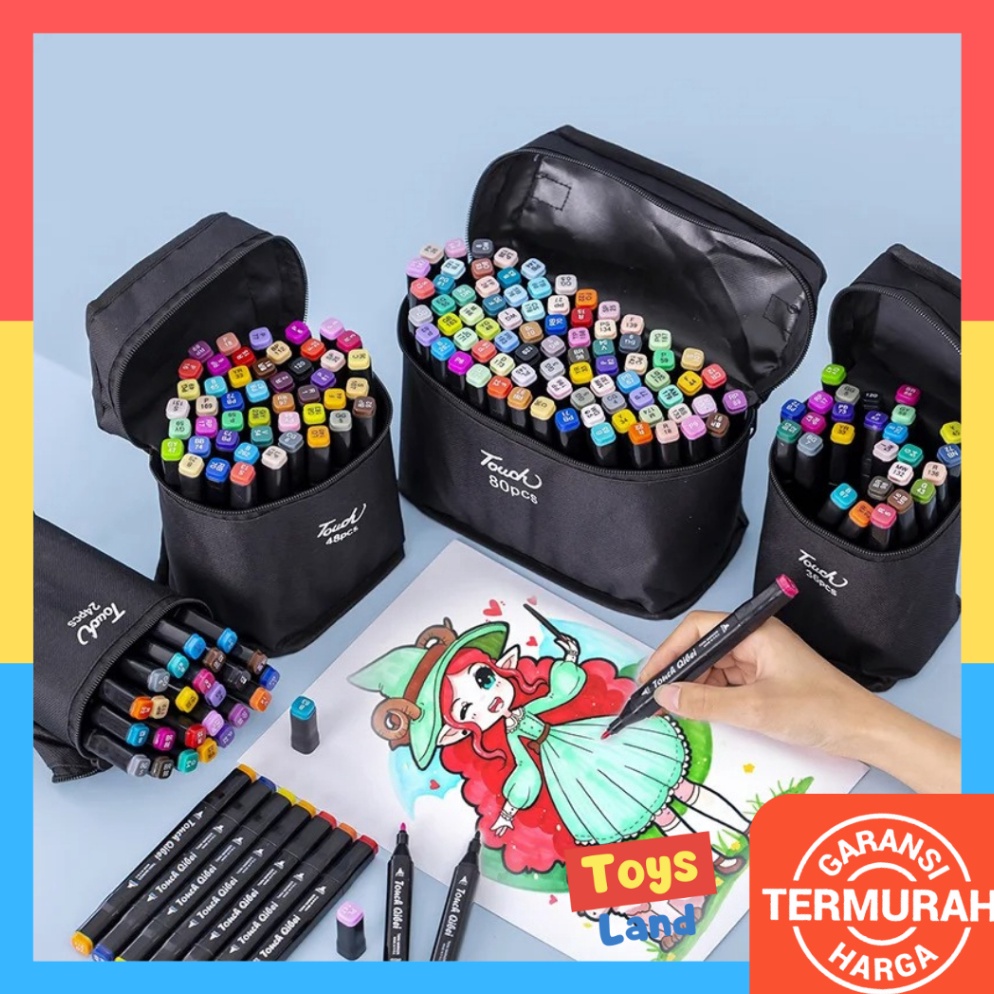 

Sketsa Spidol Marker Set Spidol Dual Side Touch Marker Spidol Sketsa Spidol Graffiti Spidol Stabilo Spidol Warna Warni 1 Set KODE B2P5