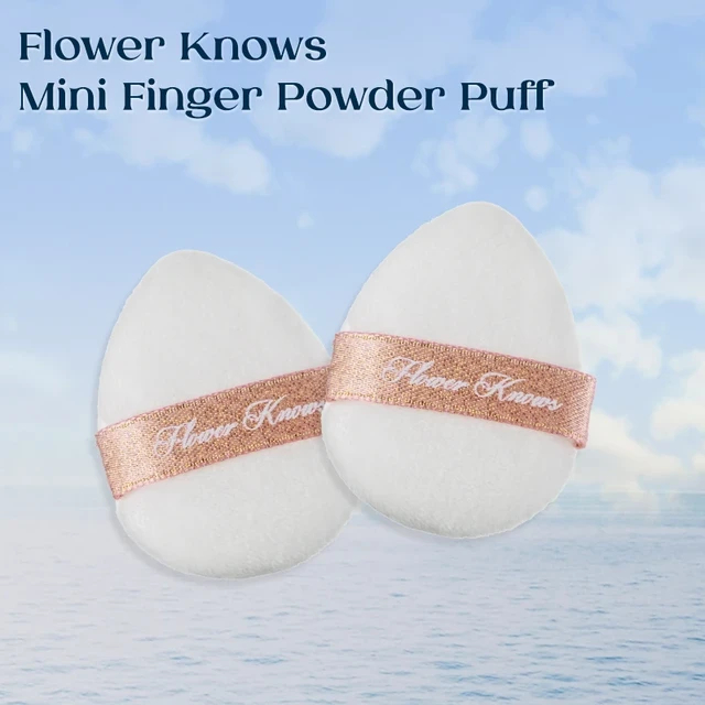 Flower Knows Finger Cushion, Mini Powder Puff, Powder Puff