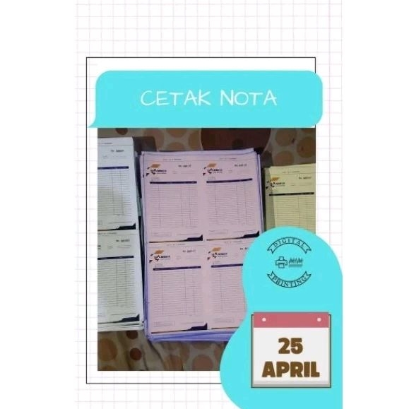 

cetak nota murah