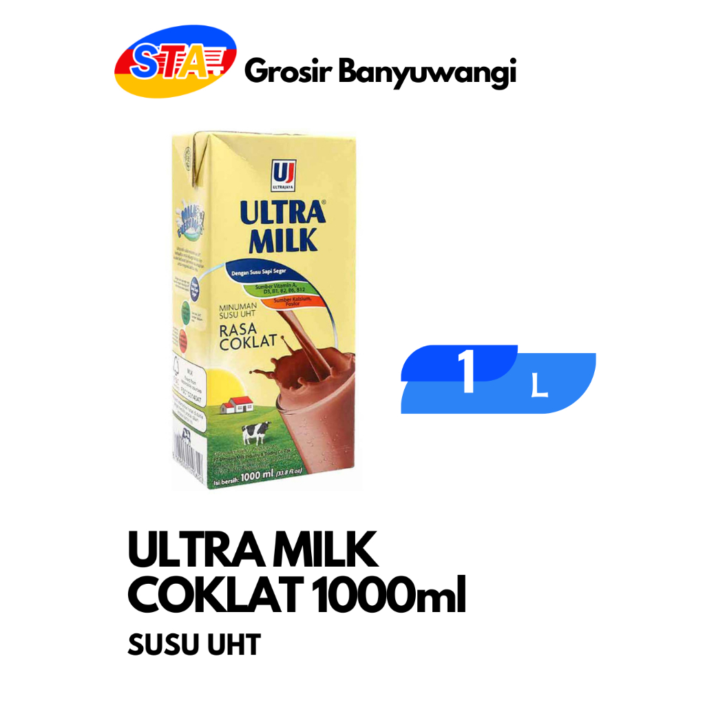 

ULTRA MILK COKELAT 1000ML | SUSU UHT 1 L