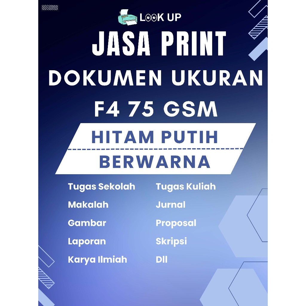

Jasa Print / Cetak Dokumen F4 75 gsm Print Tugas Makalah Skripsi Jurnal Paper Gambar