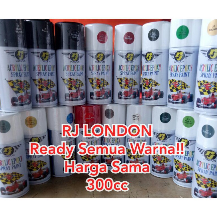 SPECIAL PRICE APilok Pilox RJ London Black Putih Pearl White metalik doff putih grey Lagoon biru cok
