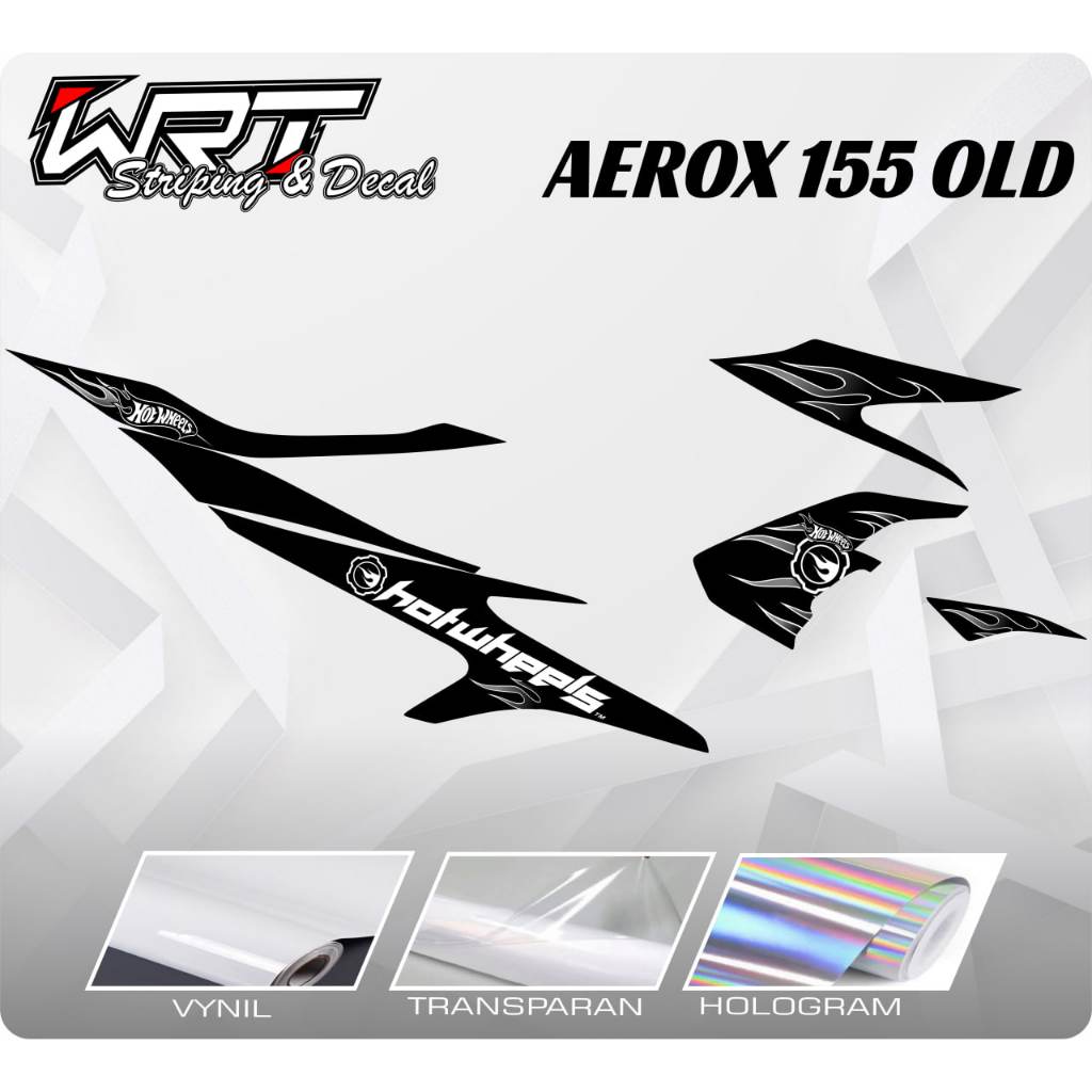Striping Aerox Old-Stiker Decal Aerox 155 Old HotWheels