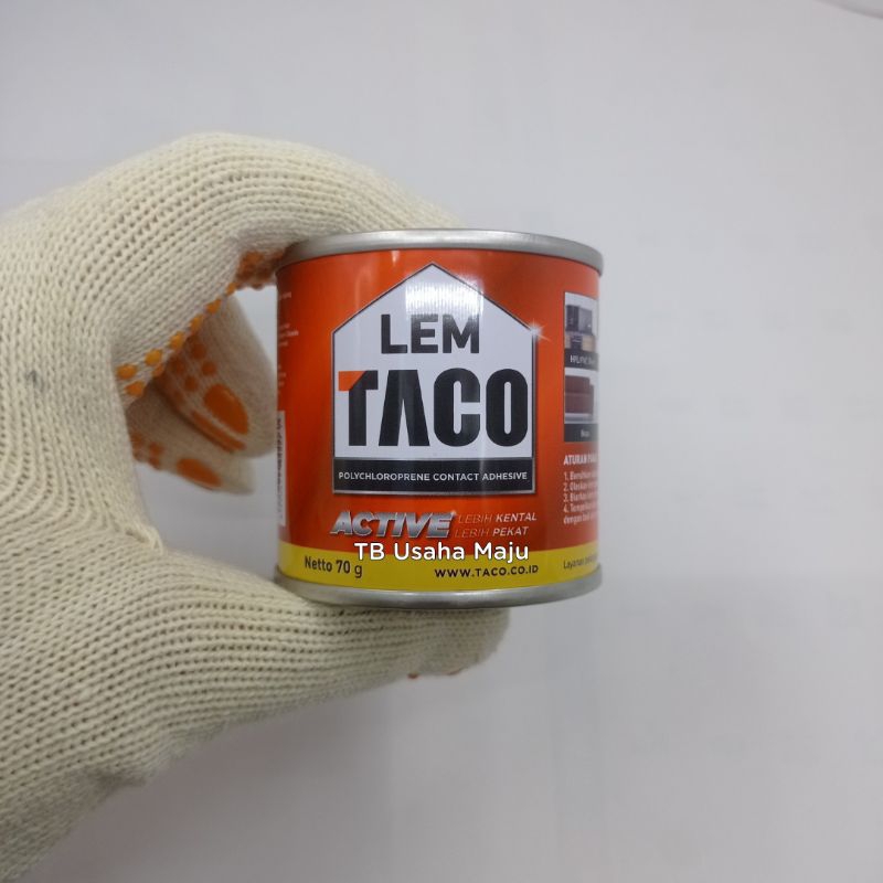 TACO Active Lem Kuning Serbaguna 70 Gram HPL Karpet Kayu Vinyl
