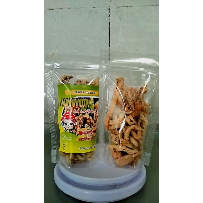 

Jamur Krispi, Jamur Crispy, Keripik Jamur Tiram, Cemilan Sehat
