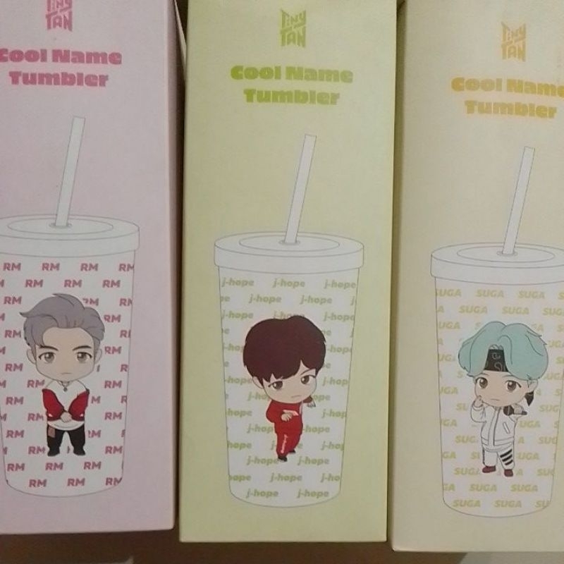 botol minum TinyTan limited edition BTS// bts tumbler TinyTan 500ml cool name tumbler