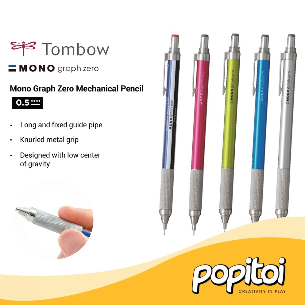 

Tombow Mono Graph Zero Mechanical Pencil Pensil Mekanik 5 mm KODE Y2Z9