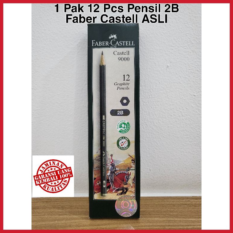 

PENSIL FABER CASTELL 2B ORIGINAL 12 PCS KODE B7M9
