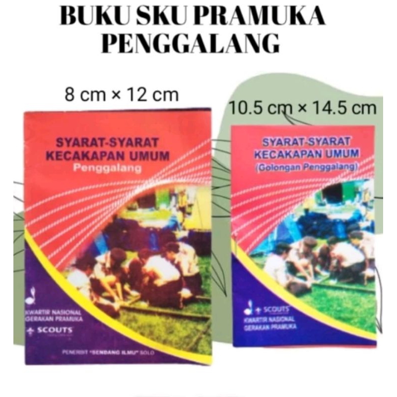 

Buku sku Pramuka siaga penggalang penegak 100 biji besar