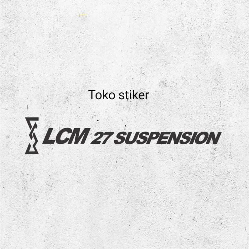 

STIKER STICKER LCM 27 SUSPENSION MOTOR CUTTING