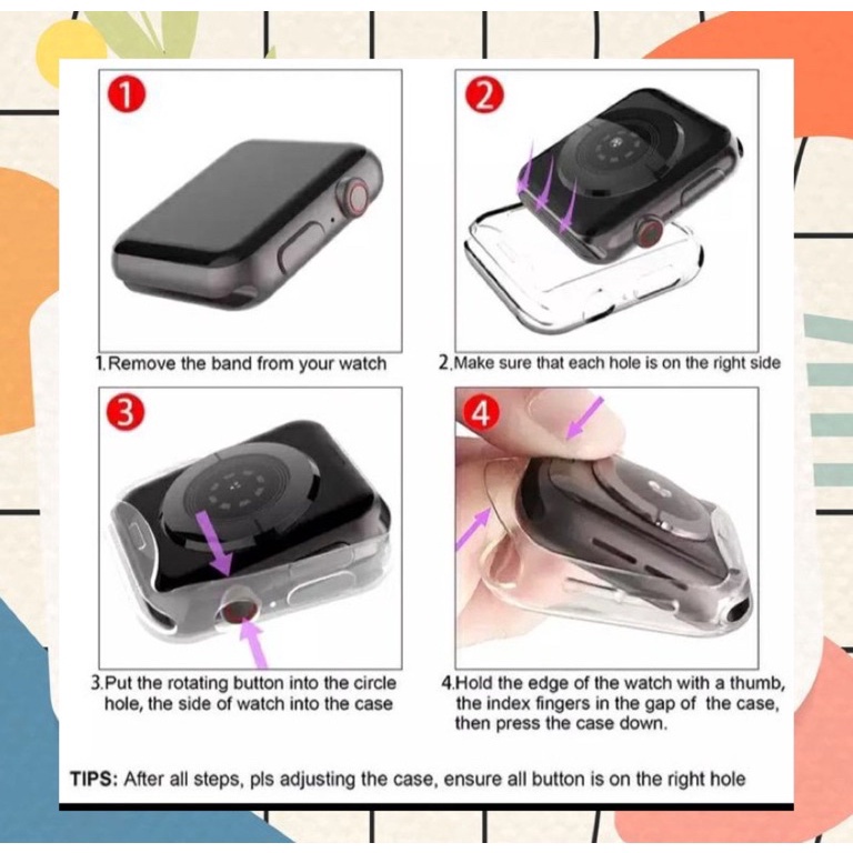 Special Price case clear smarwatch series 1234 t5 t55 hw12 hw22 iwo 7 dll