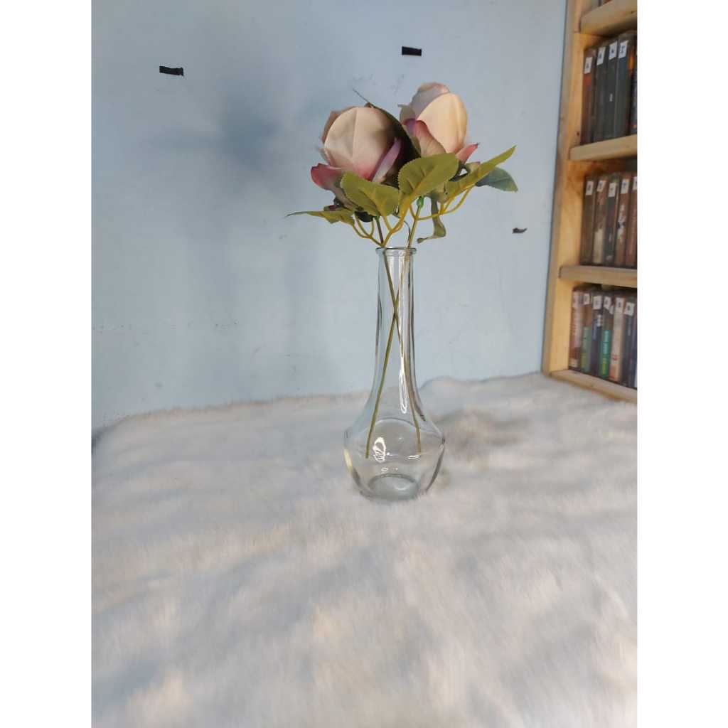 Vas Kaca Kurus / Vas Bunga Kaca Mini
