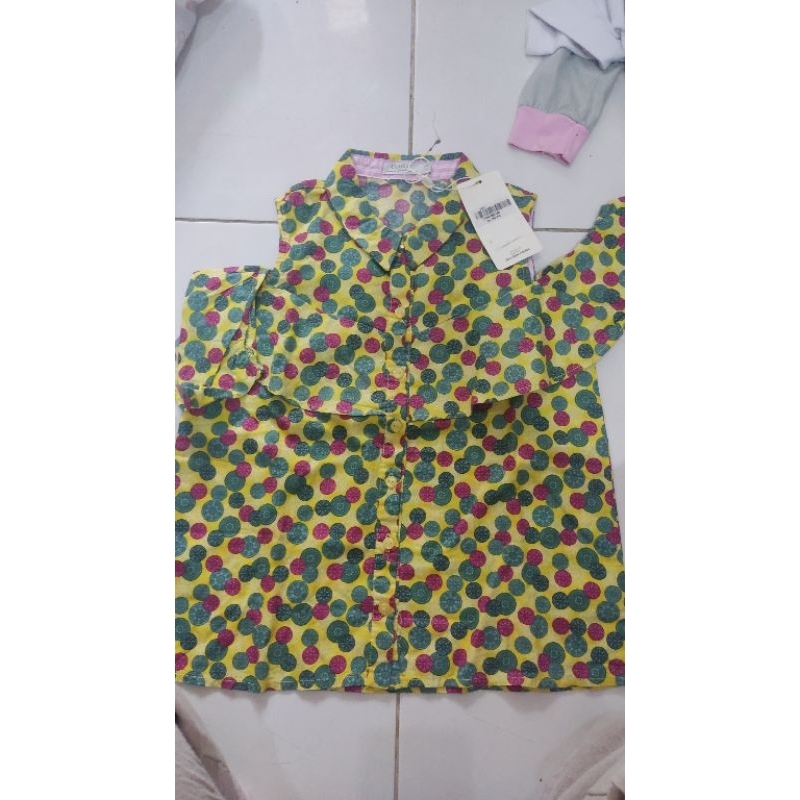 Curly girl blouse/ atasan anak perempuan NEW