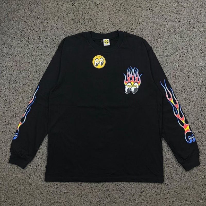 Tshirt longslevee mooneyes - Kaos lengan panjang Mooneyes