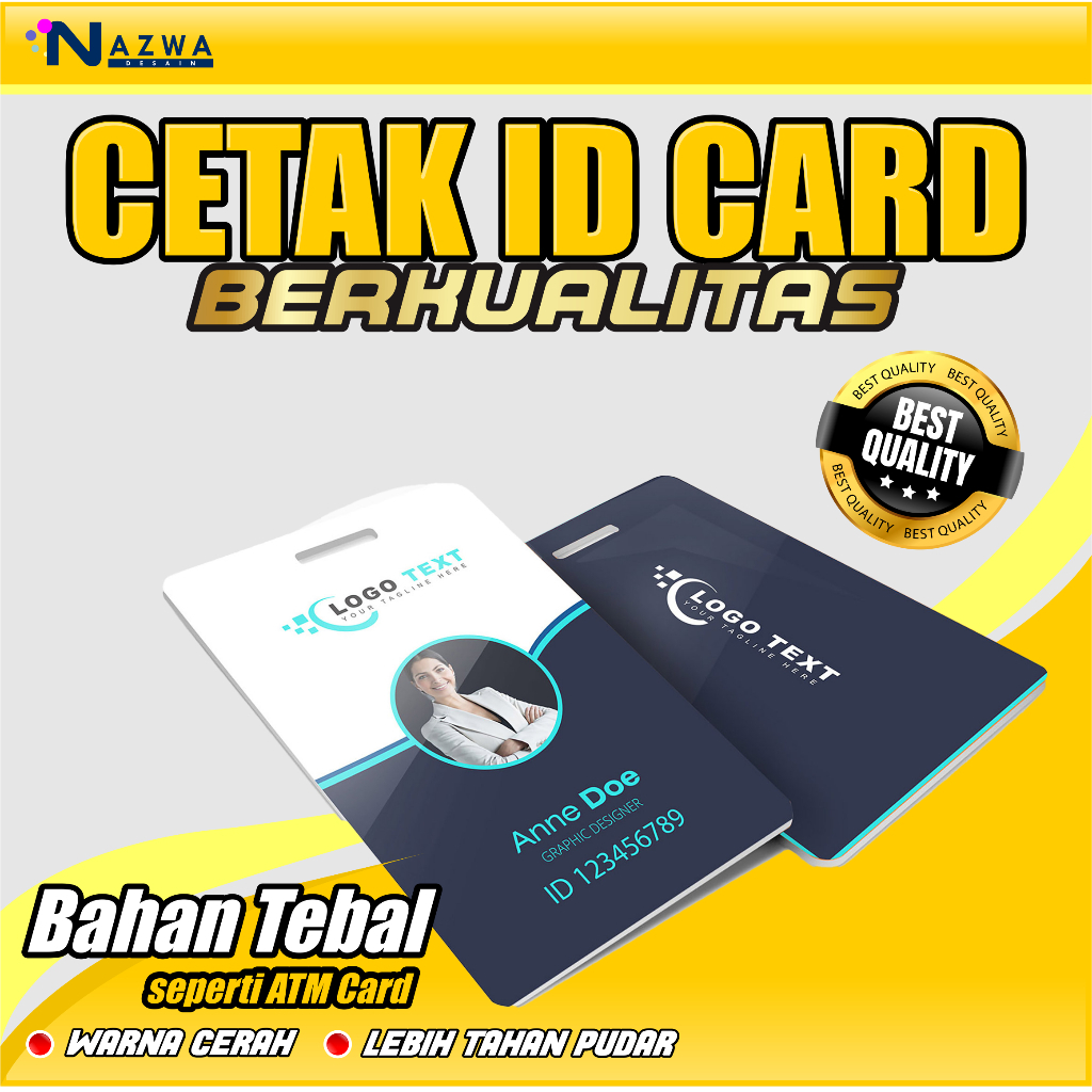 

ID CARD PREMIUM - BAHAN TEBAL - PREMIUM QUALITY