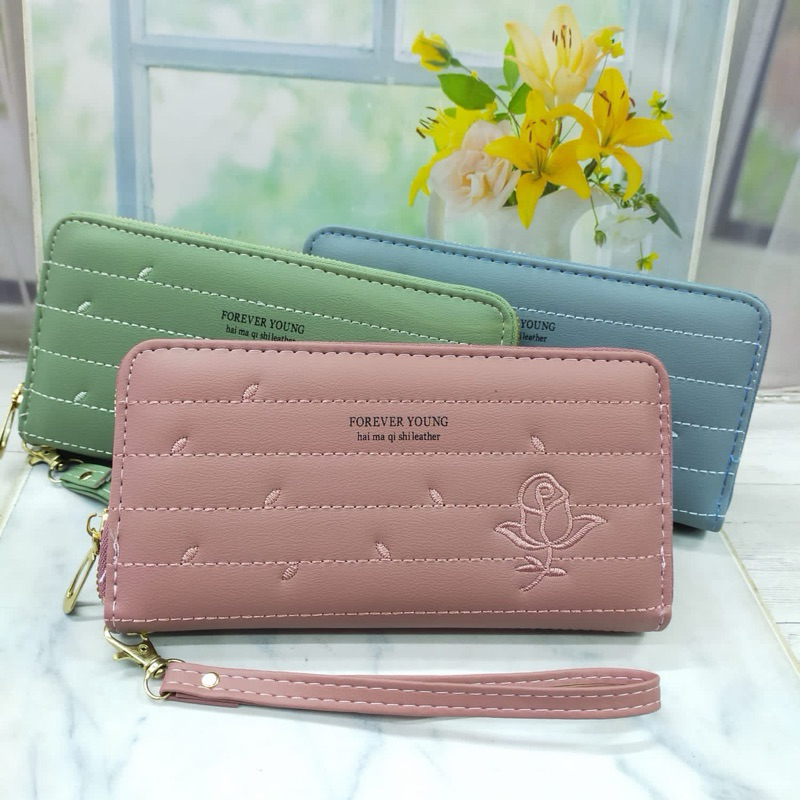 DOMPET WANITA RESLETING TIPIS PANJANG