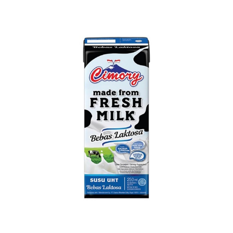 

[ 3 Pcs ] Cimory Fresh Milk Susu UHT Bebas Laktosa 250ml