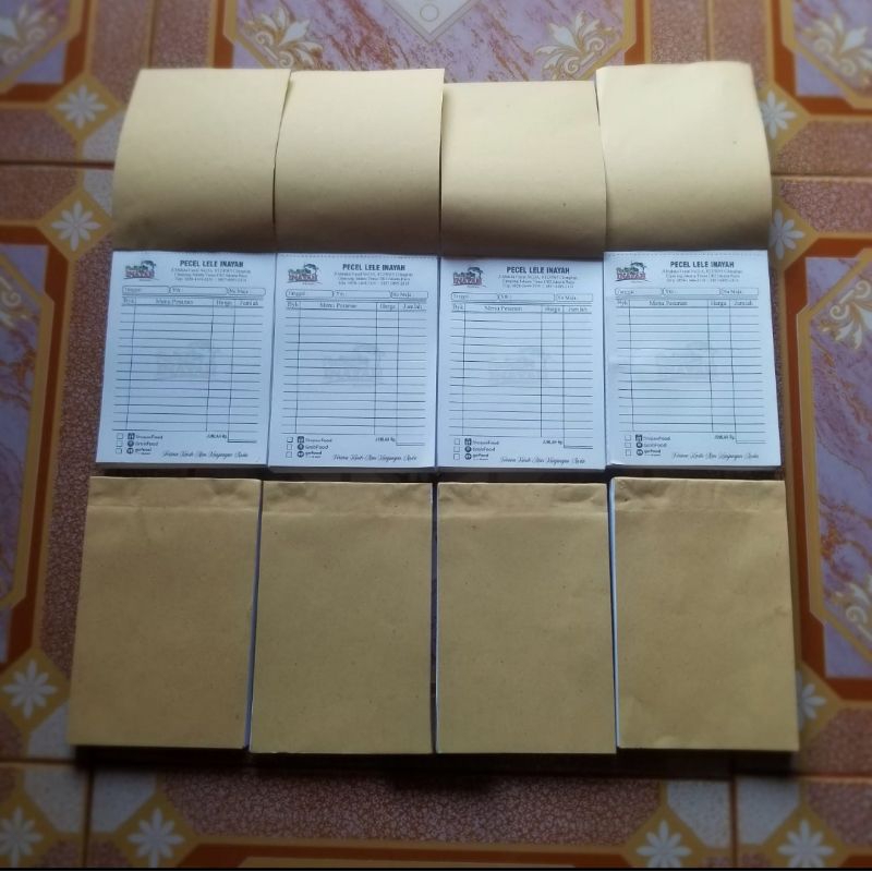 

[Terlaris] Nota Custom ukuran 1/4 Folio & Ukuran A5 (1/2 A4)
