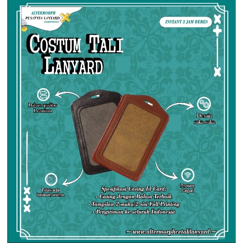 

Casing Id Card Bahan Kulit 2 Sisi| Kualitas Terbaik